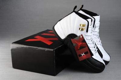 cheap real leather air jordan 12 no. 53